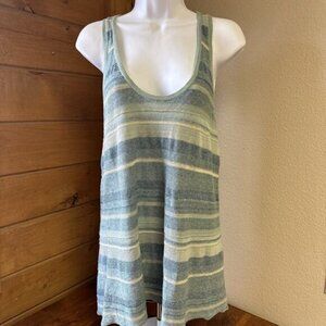 Ralph Lauren Rugby Knit Linen Racerback Tank Top shirt relaxed fit